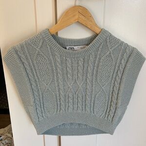 Zara cropped sweater